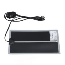 Reptile Terrarium Heat Pad Rapid Heating US Plug 110 to 120V Waterproof Adjustable Temperature Reliable for Home Living Room Office 7W