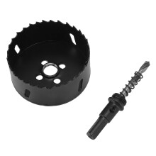 Rundlochsäge 10 mm Bimetall-Lochsäge für Geflügelzuchtbehälter und Futtertröge aus Kunststoff und Holz