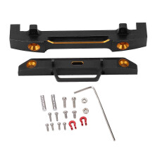 RC Car Front Rear Bumper Aluminum Alloy Stable RC Car Upgrade Parts for Axial SCX24 1/24 RC Car