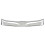 Motorcycle Chrome Rear Mud Flap Trailing Edge Cover Mudguard Flare 2