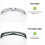 Motorcycle Chrome Rear Mud Flap Trailing Edge Cover Mudguard Flare 4