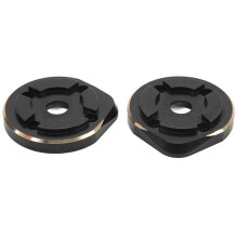 2Pcs Outer Portal Covers Black Antiwear Rustproof High Accuracy Portal Covers Weights for SCX10 III Capra 1/10 Crawler