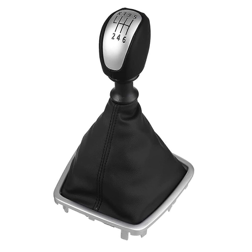 6 Speed Car Gear Shift Knob Gaiter Boot Cover Lever Shifter Handle Stick Boot Gaitor For Renault Laguna Mk3 2007-2014 9152359422680