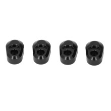 4pcs RC Car Hinge Pin Retainer Universal Aluminum Alloy Pin Retainer RC Upgrade Parts for 6S 8S XRT Black