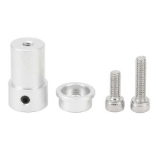 4-mm-Montagenabe, universelle Motorwellen-Montagekupplung aus Aluminiumlegierung für omnidirektionale Lenkräder