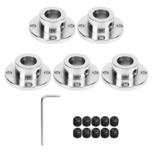 5Pcs Flange Coupling Connector Rigid Guide Model Coupler Accessory DIY RC Motors Shaft Axes Fittings 11mm