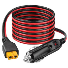 Cable adaptateur allume-cigare 12AWG vers XT60 pour ALLPOWERS R600 R1500 R2500 S2000 Pro Ecoflow Delta/River Anker A