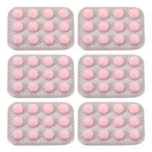 6St Roze Plastic Mini Pillen Voor Poppenhuis Realistisch Medisch Decor