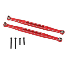2Pcs Toe Links Front Aluminum Alloy RC Car Tie Rod Replacement for Traxxas 1/6 8S Red