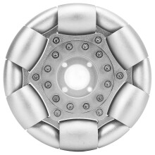 127-mm-Aluminium-Einzel-Omni-Rad mit 20 kg Tragfähigkeit für Ball nce Ballbot 14210