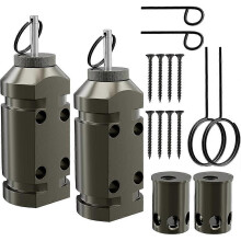 Lot de 2 alarmes de p??rim??tre pour le camping, fil de calibre 12 avec adaptateur .22, syst??me d'alerte pr??coce