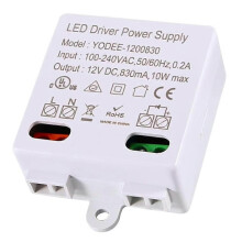 Transformateur LED 12 V CC, mini-transformateur 0-10 W, alimentation, transformateur ??lectronique pour lampes LED 12 V et ??clairage LED