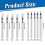 10 Piece Leather Hole Punch Tool Set, for Belts, Canvas 3