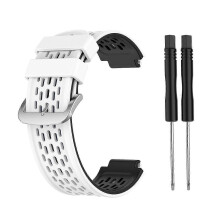 Garmin Approach S2/S4 Silikonarmband – Weiß/Schwarz, Ersatzarmband für Golf-GPS