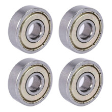 4 roulements ?? billes ??tanches doubles 626Z en acier au carbone 6 x 19 x 6 mm