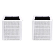 Lot de 2 filtres HEPA de rechange pour purificateur d'air Blueair Blue Pure 211+?; accessoires pour filtres ?? particules et ?? charbon actif