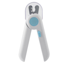 Nagelknipper/trimmer voor huisdieren (katten en honden) met LED-verlichting (blauw)