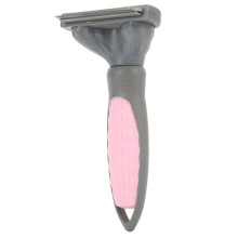 Fellentferner-Bürste für Haustiere, Katzen, Pink, Größe S (16 x 5,5 cm)