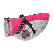 Waterdichte hondenjas met tuigje, warme winterkleding voor kleine en grote honden, Labradorjas, Chihuahua, Franse Bulldog.