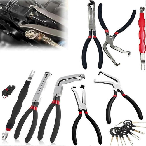 3Pcs Electrical Connector Disconnect Plier Separator Fuel Line Disconnect Remove Tool Spark Plug Dis 1