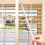 Vita persiennstänger i glasfiber, 2-pack 2