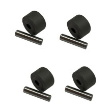 Lot de 4 roues de rechange pour aspirateur Xiaomi Dreame H12/H13/H20/M13S (t??tes motoris??es, petit axe).