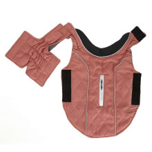 Retro dik hondenvest, zacht, warm en reflecterend, geschikt voor middelgrote en grote honden (XXXL).