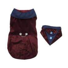 Formele kleding voor huisdieren: stijlvol, lichtgewicht, prachtig gestikt, hondenstrikje, trouwshirt voor kleine huisdieren (maat L).