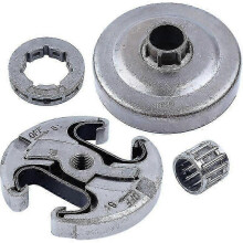 Kupplungstrommel-Zahnrad-Ölpumpen-Schneckenradsatz für Husqvarna 340 345 346xp 350 351 353 445 450 E Kettensägen-Ersatzteile