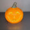 Plastgresskarlykt med lys - Halloween-dekorasjon 4