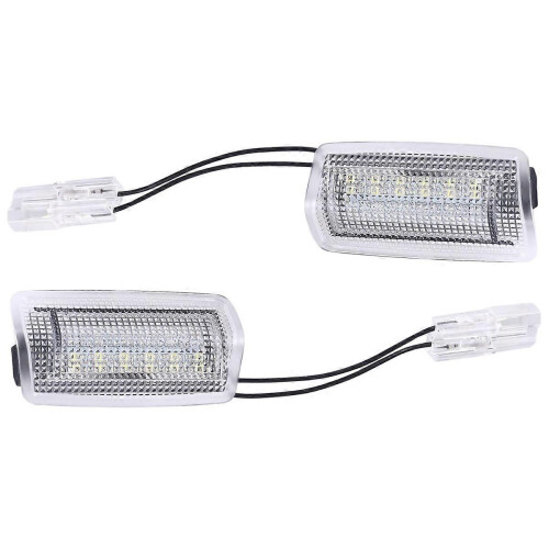 2Pcs compatible for LED Courtesy Door Light Bulb White 1