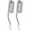 2Pcs compatible for LED Courtesy Door Light Bulb White 3