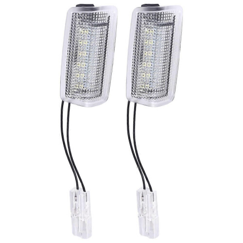 2Pcs compatible for LED Courtesy Door Light Bulb White 2
