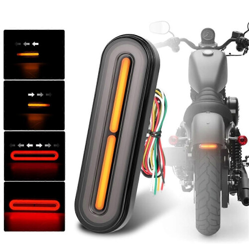 DC10-80V 60 LED Motorcycle Tail Lights Sequential Turn Signal Light 1