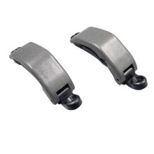 2-teiliges Set Auto-Heckfenster-Verriegelungen, grau