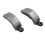 2PCS Car Rear Quarter Window Lock Latch Set Gray 1