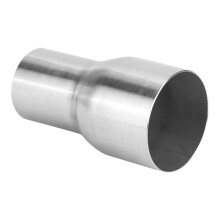 Universeller Edelstahl-Auspuffrohrverbinder, Reduzierstück, modifiziertes Teil 57 mm / 63 mm