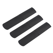 3 stuks plastic altsaxofoonmondstukrietjes 2,5 onderdelen reparatie rietjes accessoire zwart