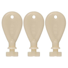 3 stuks sleutels voor toiletpapierdispenser, vervangende sleutel voor papieren handdoekdispenser, plastic sleutel 2025
