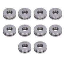 10 Stück Flachkugellager, hochpräzise, abnehmbare Miniatur-Axiallager aus Metall, Satz 51100