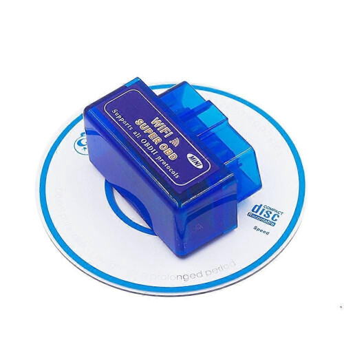 Mini Auto Code Reader Bluetooth-Compatible PIC18F25K80 Double PCB Car Scanner OBD2 ELM-327 1.5 BT/WIFI,Blue 1