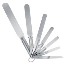 7-teiliges Edelstahl-Fugenwerkzeugset, Fugenspachtelset, Spitzenbreiten von 3/8" bis 1-1/2" mit Aufhängelöchern