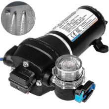 12V 17l/min 40psi Zelfaanzuigende hogedrukmembraanwaterpomp 25-26