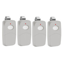 4 mandos a distancia de 1 canal para abrepuertas de garaje Multi Code 308911 Linear MCS308911 de 300 MHz