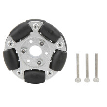60-mm-Roboter-Omni-Rad aus Aluminiumlegierung, 360-Drehung, Ersatzteil für Upgrades