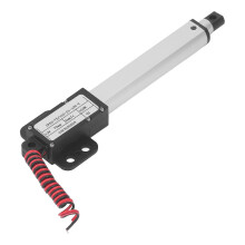 Elektrischer Mikro-Linearantrieb 150 N, mehrfacher Schutz, 75 mm Hub, 12 V, mit Halterung