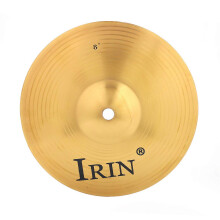 IRIN Robustes 8-Zoll-Becken aus Messing, Musikinstrumentenzubehör für Schlagzeug