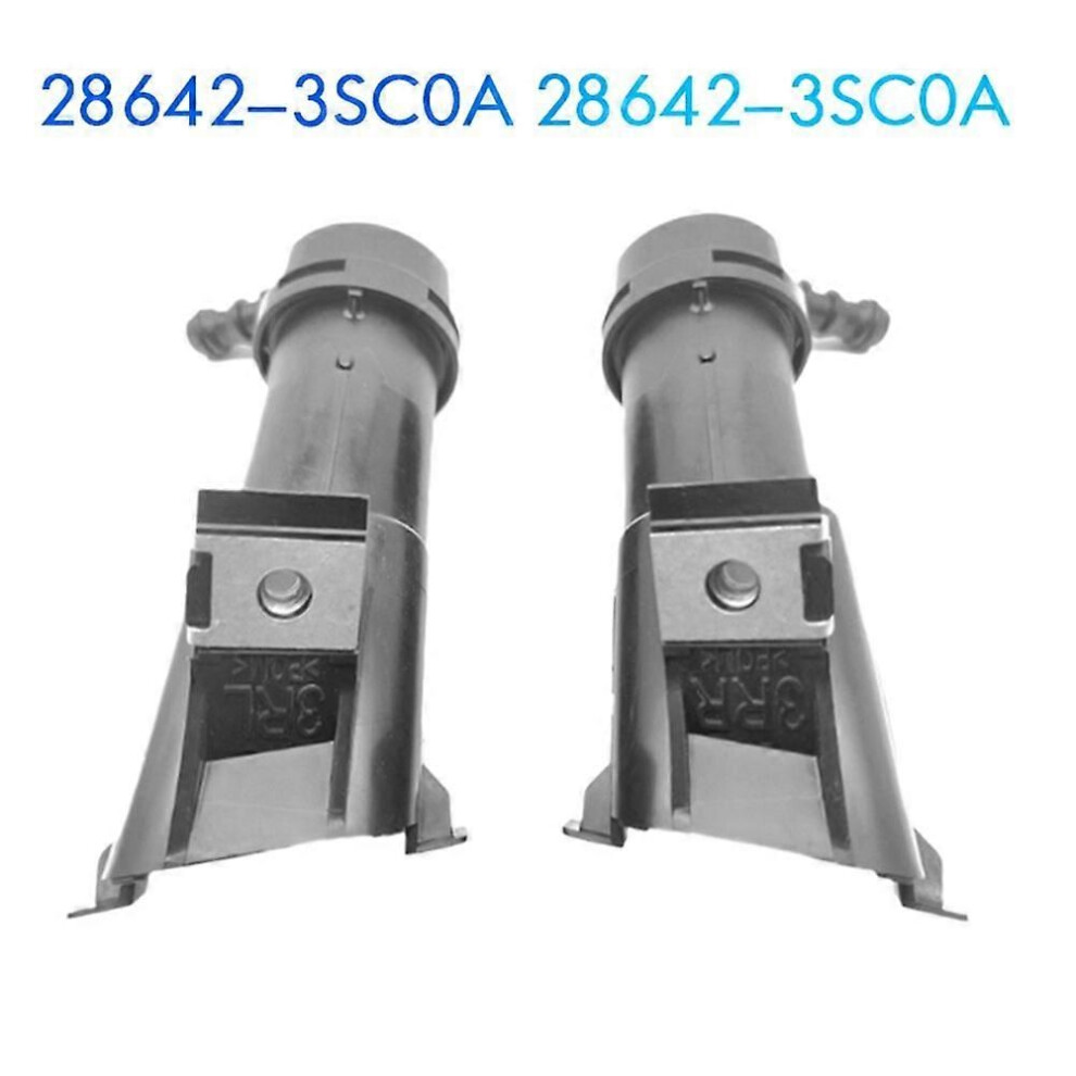 1Pair Front Headlight Washer Nozzle Assembly 28642-3Sc0a 28642-3Sc0a For Nissan Sentra 2012-2015 Headlamp Sprayer Jet 9152359413022