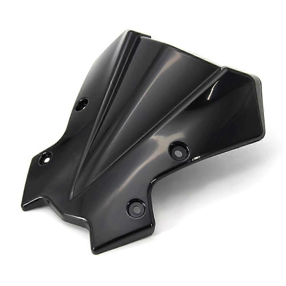 Motorcycle Front Windshield Screen Viser Visor Wind Deflectors Fairing For Kawasaki Z650 Z900 2020-2022 Black 9152359413329