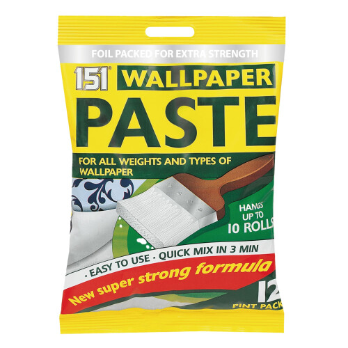 151 All Purpose Wallpaper Paste  Super Strong Wall Paper Adhesive  Ready in